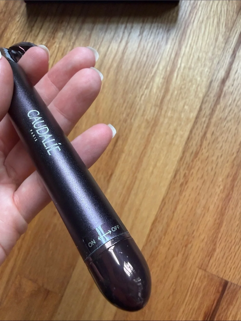 Caudalie Metallic Plum Lifting Facial Roller with Dual Massage Heads